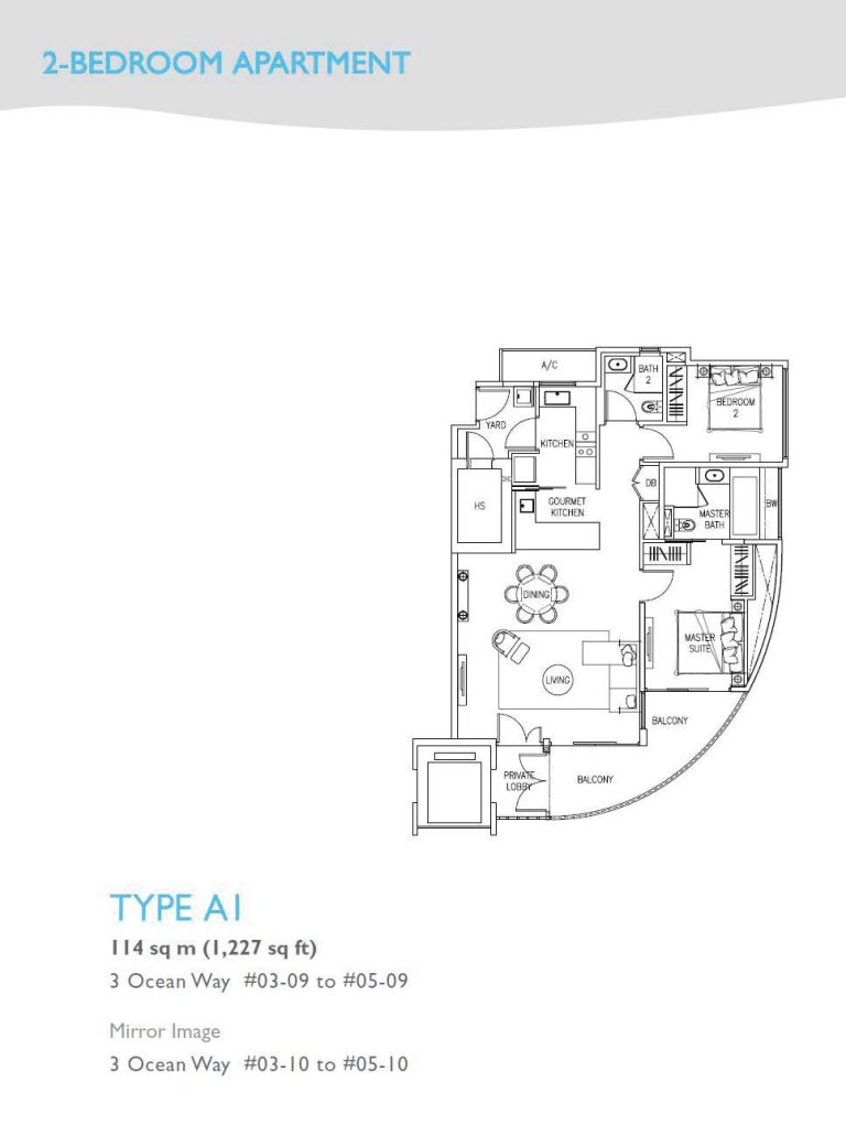 The Residences At W Singapore Floor Plan - 68643385