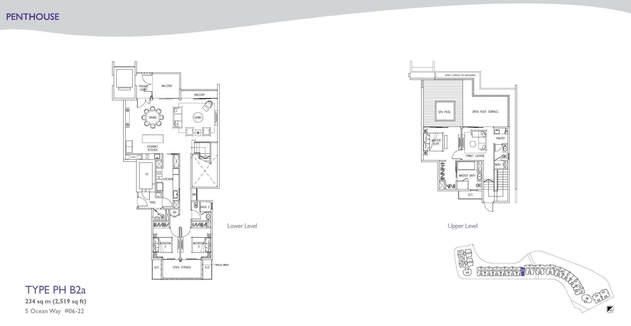 The Residences At W Singapore Floor Plan - 68643385